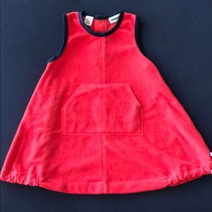 DKNY fleece dress 12M